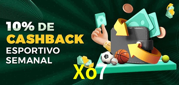 10% de bônus de cashback na Xo7